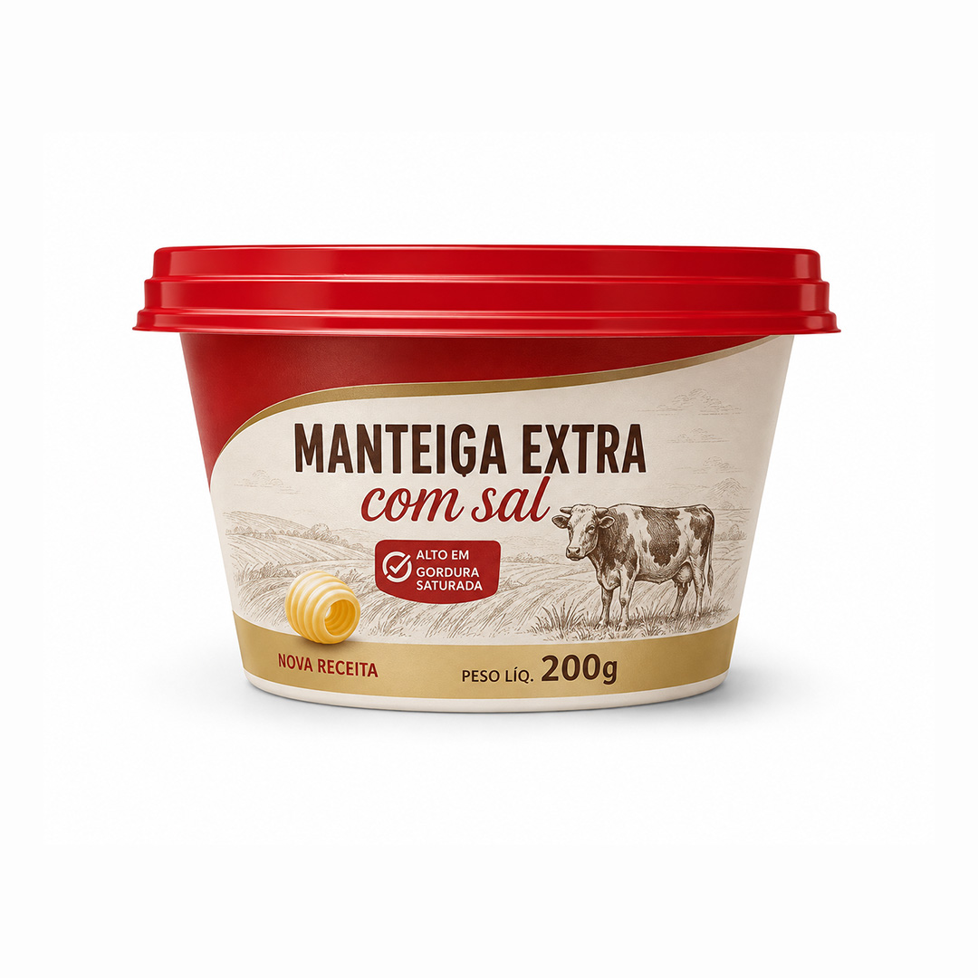 Pote-de-manteiga 200ml mold in label - BrasilPack