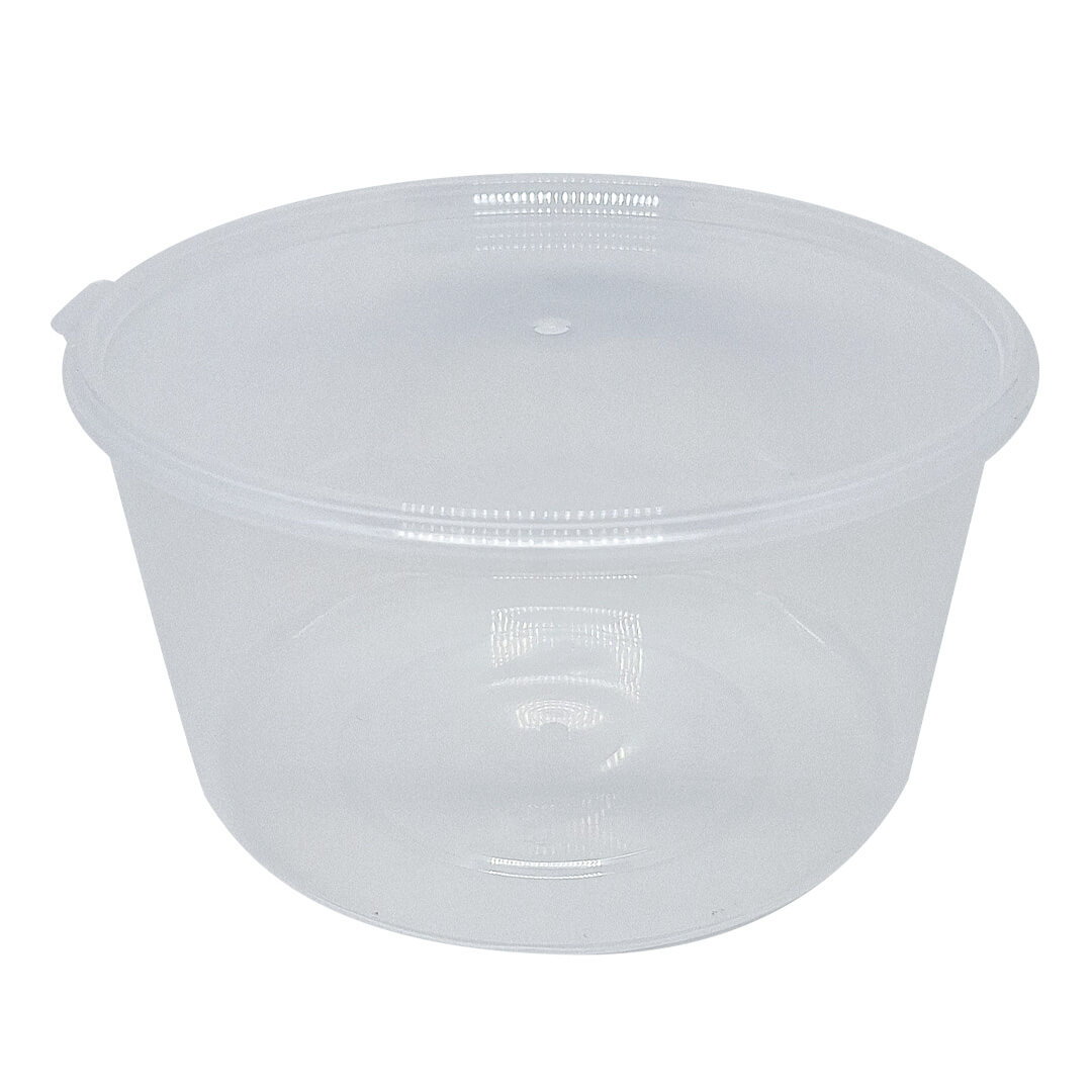 Pote PP redondo 1200 ml com tampa